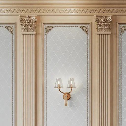 Wood beaded trim moulding